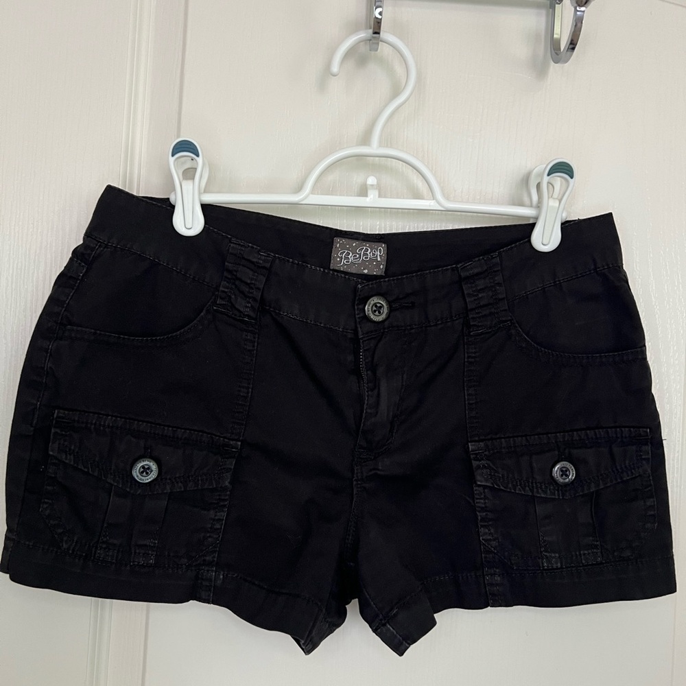 BeBop Black Women's Cargo Shorts
